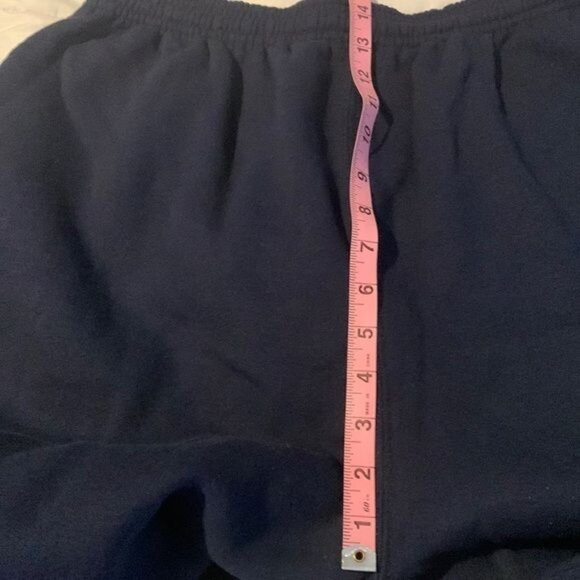 M.J. Soffe Navy Sweatpants XL Elastic Waistband 50/50 Cotton & Polyester Made In - Picture 9 of 11
